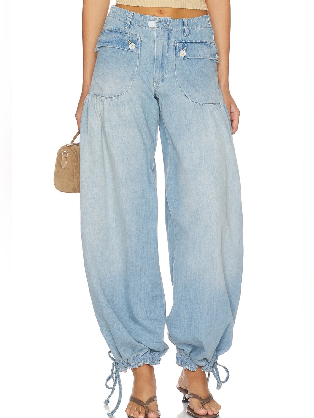 We The Free Free People Lotus Jean in Bijou Blue Size 31 Retail $128